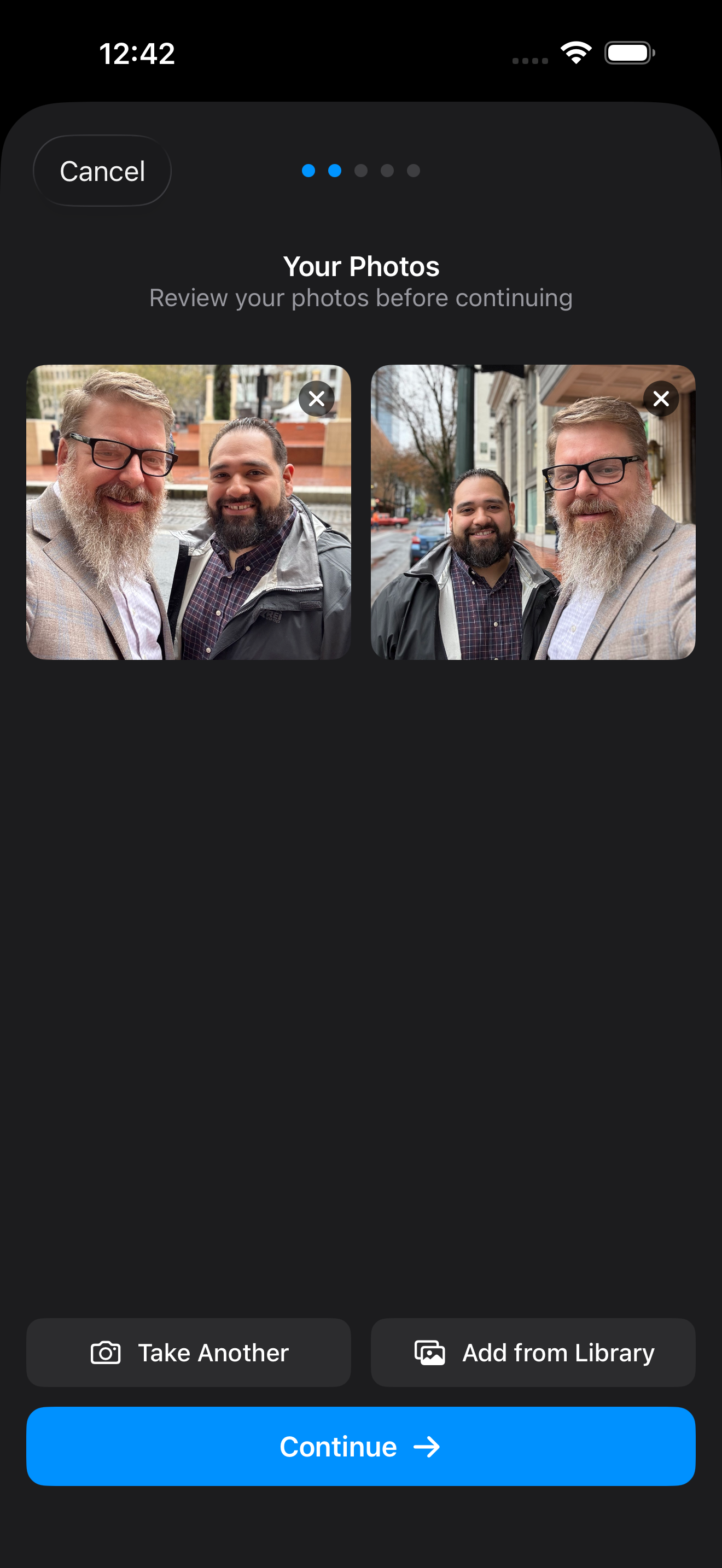 Camera capture to photo preview - frame 2